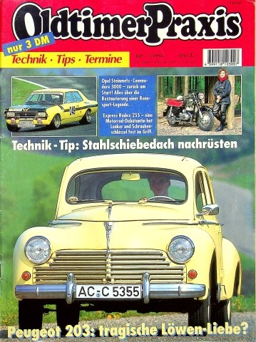 Deckblatt Oldtimer Praxis (07/1994)